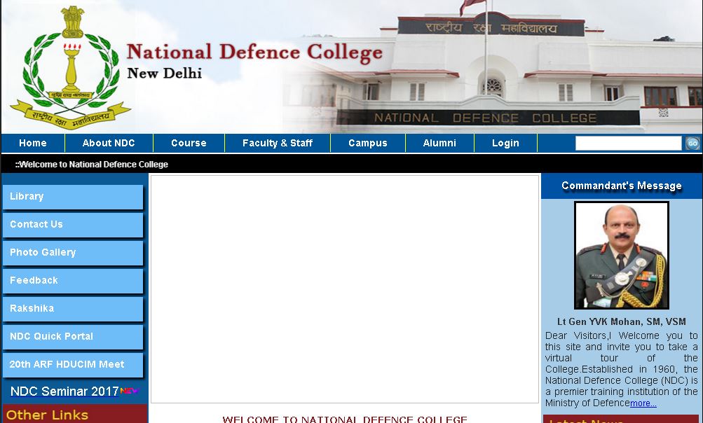 印度大学 India National Defence College