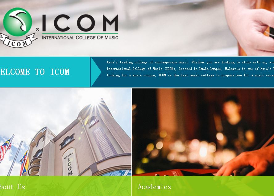 音乐大学International College of Music（ICOM）