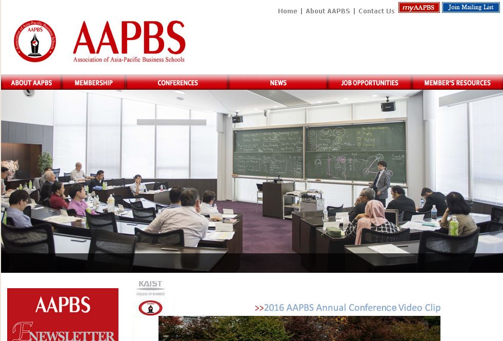 亚太商大学协会 Asia Pacific Business School