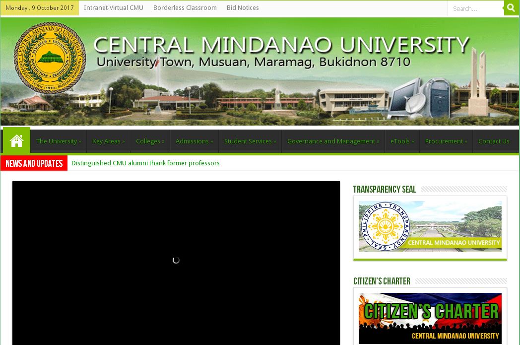 中棉兰某大学,Central Mindanao University