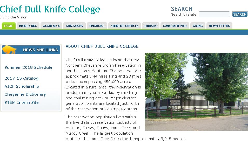 沉闷刀纪念大学 Chief Dull Knife Memorial College