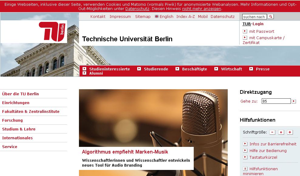 柏林工业大学 Technische Universität Berlin