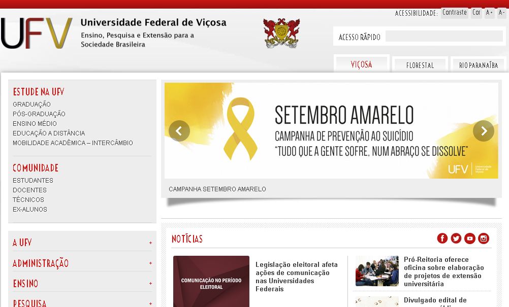 维索萨联邦大学 Universidade Federal de Viçosa