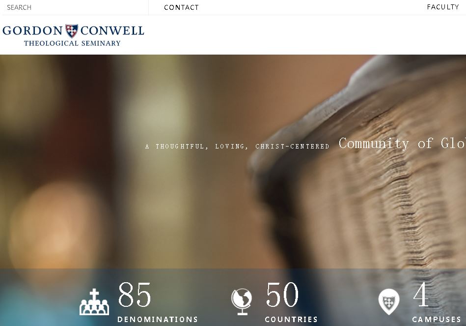 戈登康维尔神大学南汉密尔顿Gordon-Conwell Theological Seminary