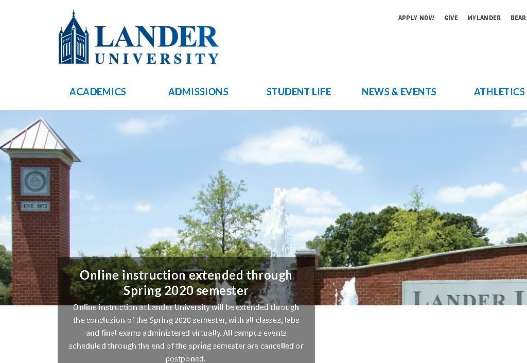 兰德大学格林伍德Lander University Greenwood