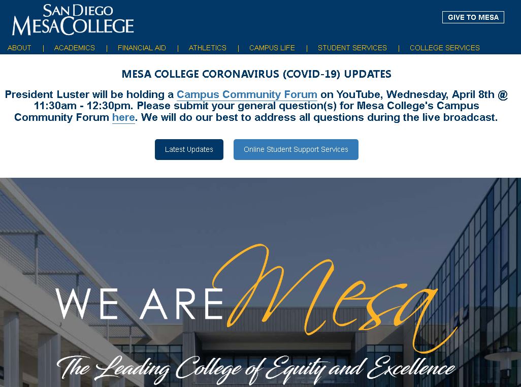 圣地亚哥梅萨大学San Diego Mesa College